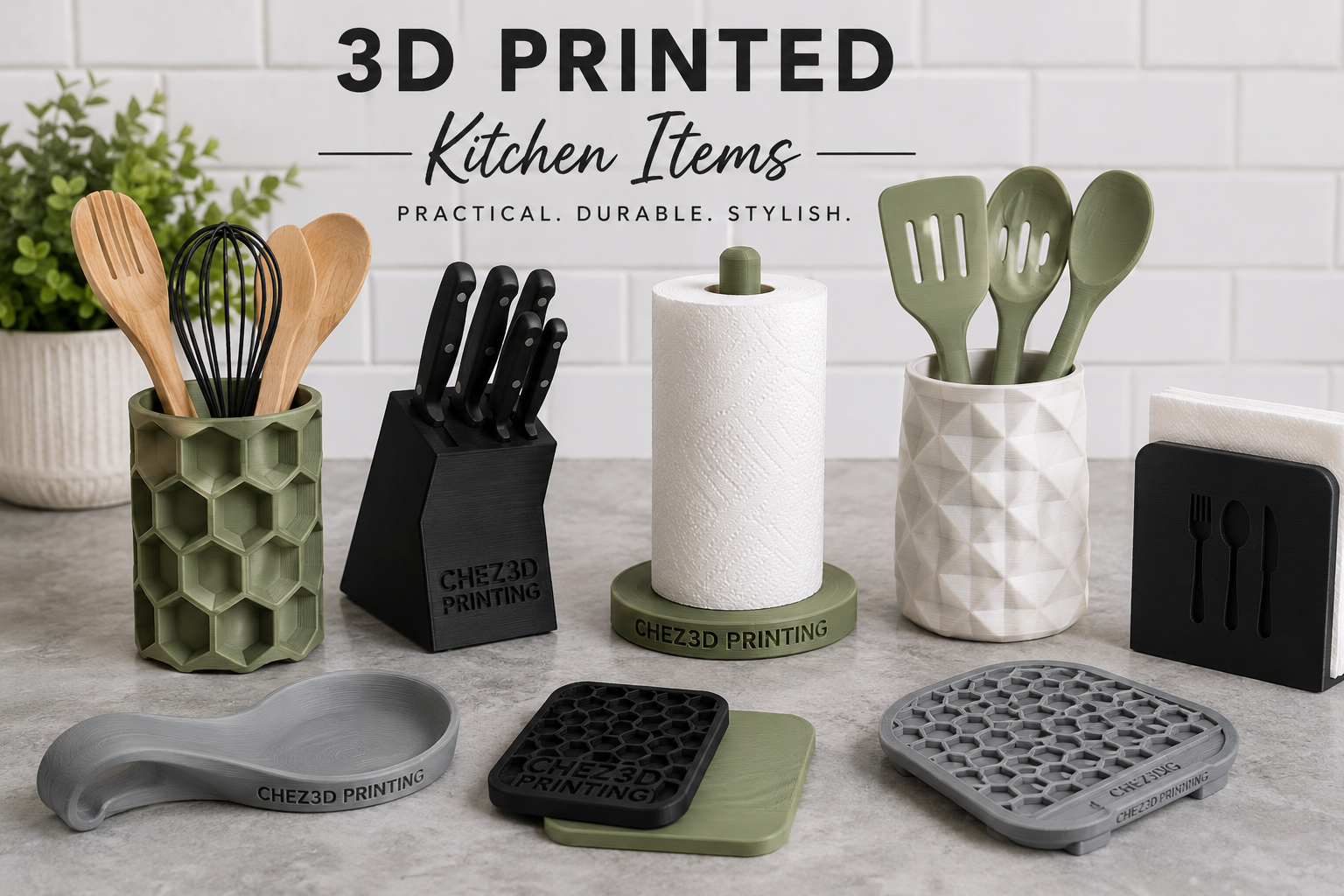 3D Printed Kitchen Items