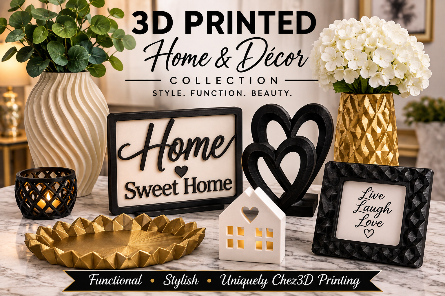 3D Printed Home and Decor