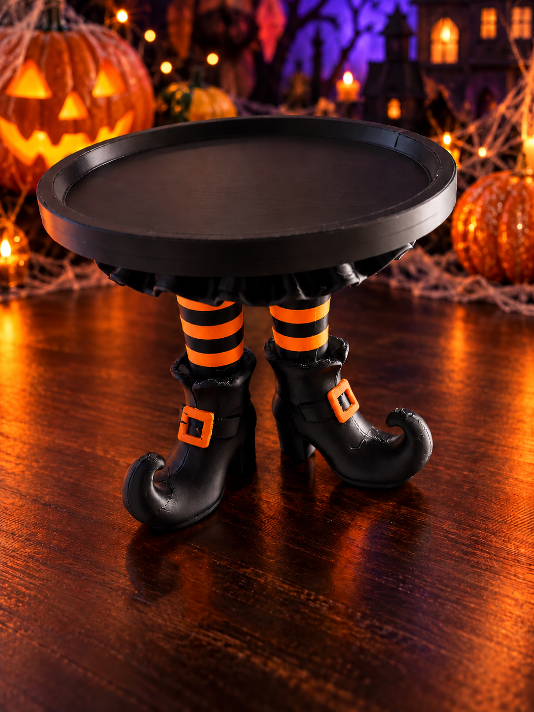 Witch boot candleholder