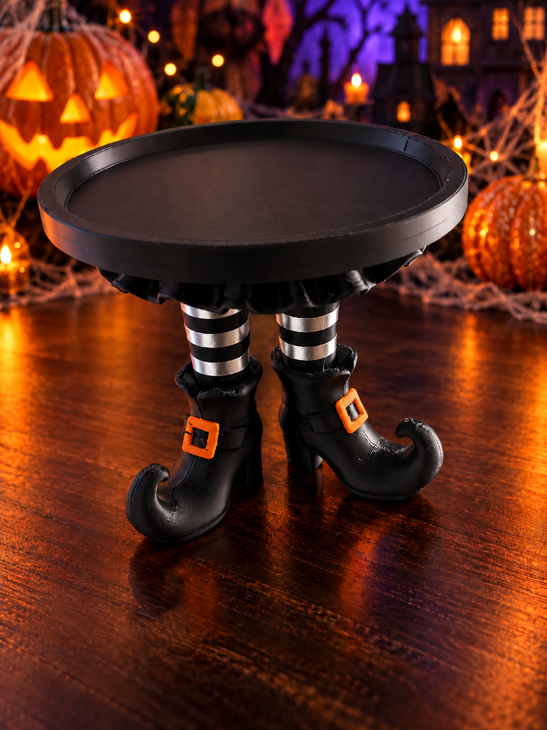 Witch boot candleholder