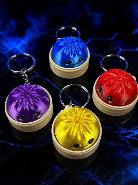Dumpling Clicker Keychain