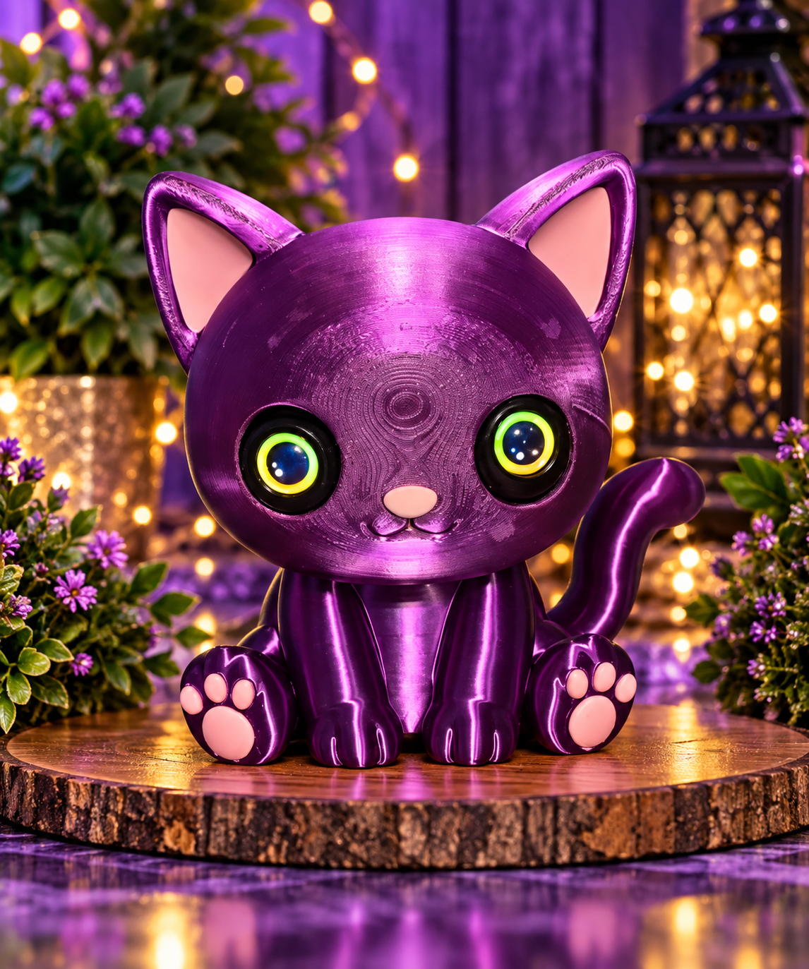 Animated eyes kitty cat