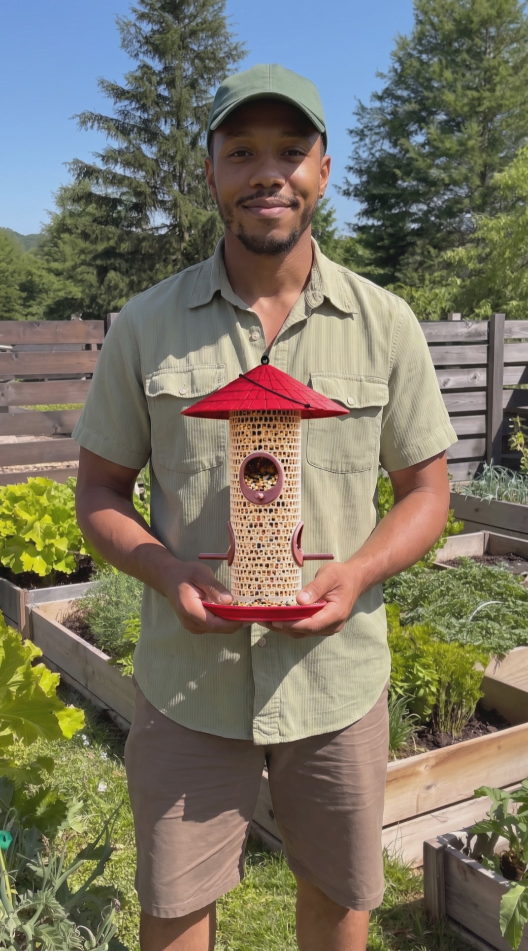 Honeycomb Bird Feeder