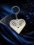 Heart-shaped Fidget Keychain