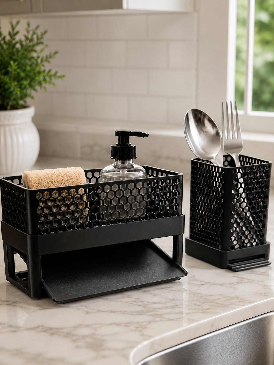 Self Draining Kitchen Caddy