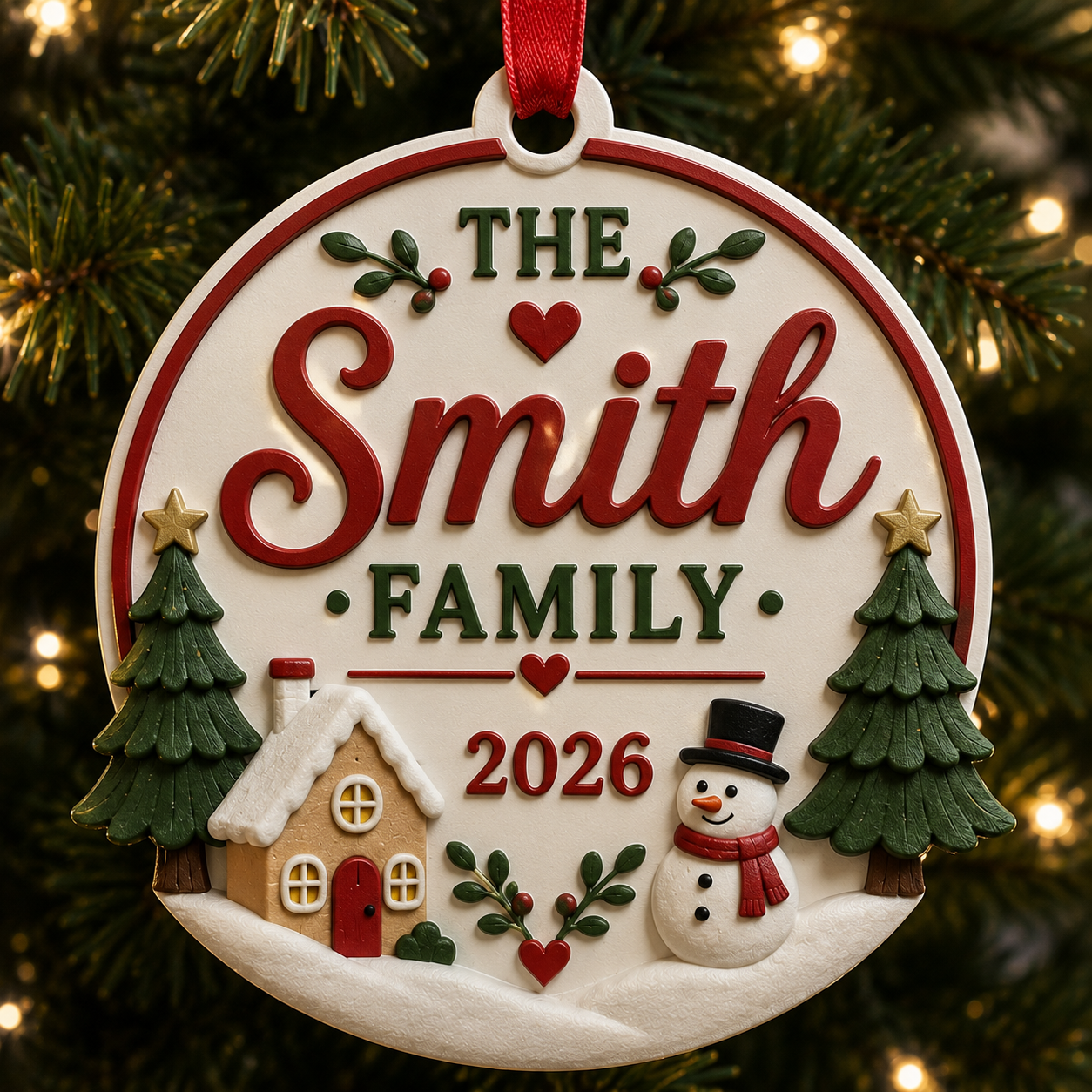 Personalized Family Ornaments